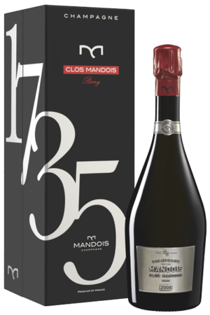 Champagne Mandois Le Clos Extra Brut 2008 in cofanetto